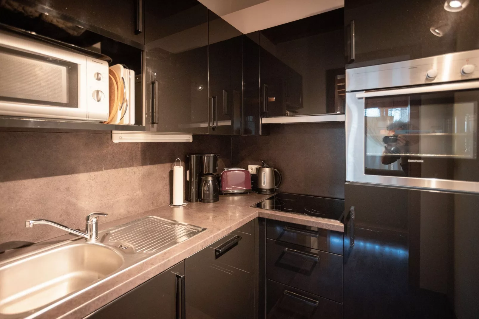 Holiday home with sauna in the Bavarian Forest-Kitchen
