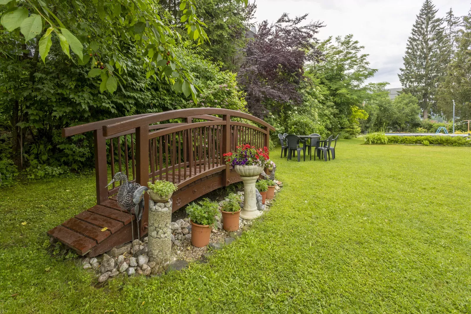 Apartment Tröpolach OG-Garten Sommer