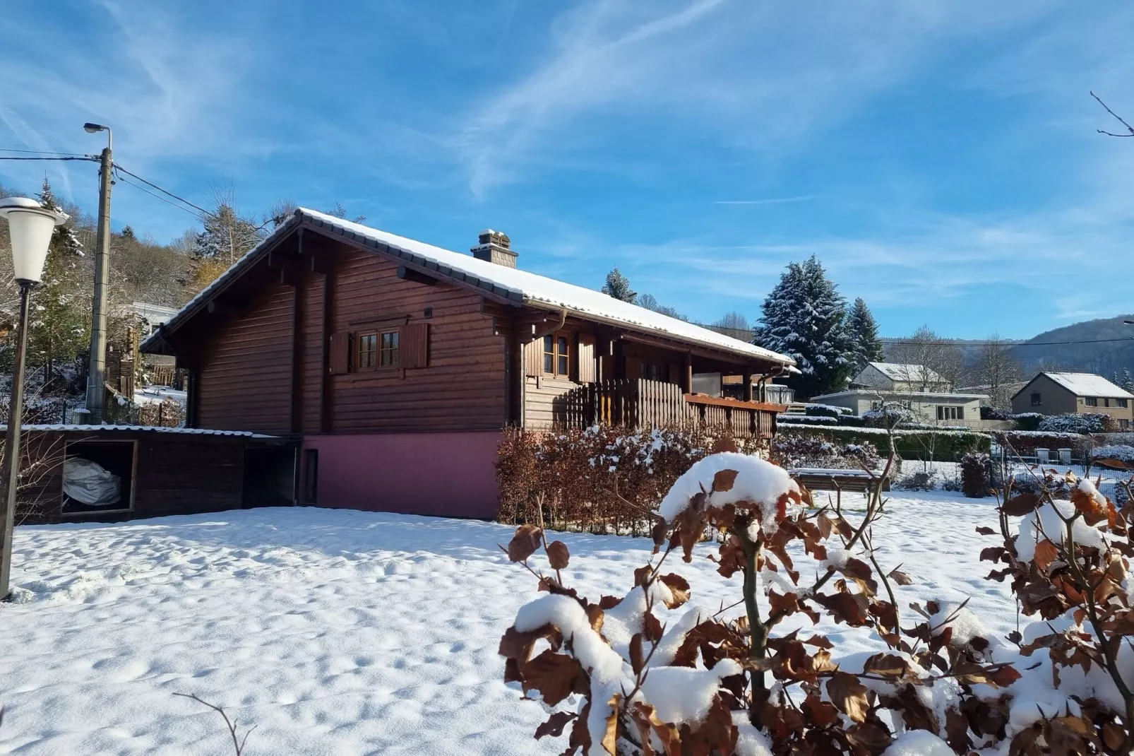 Chalet peupliers-Extérieur hiver