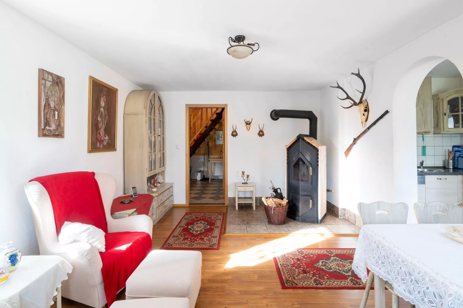Jagdschloß Klingenthal / Graslitz-Living room