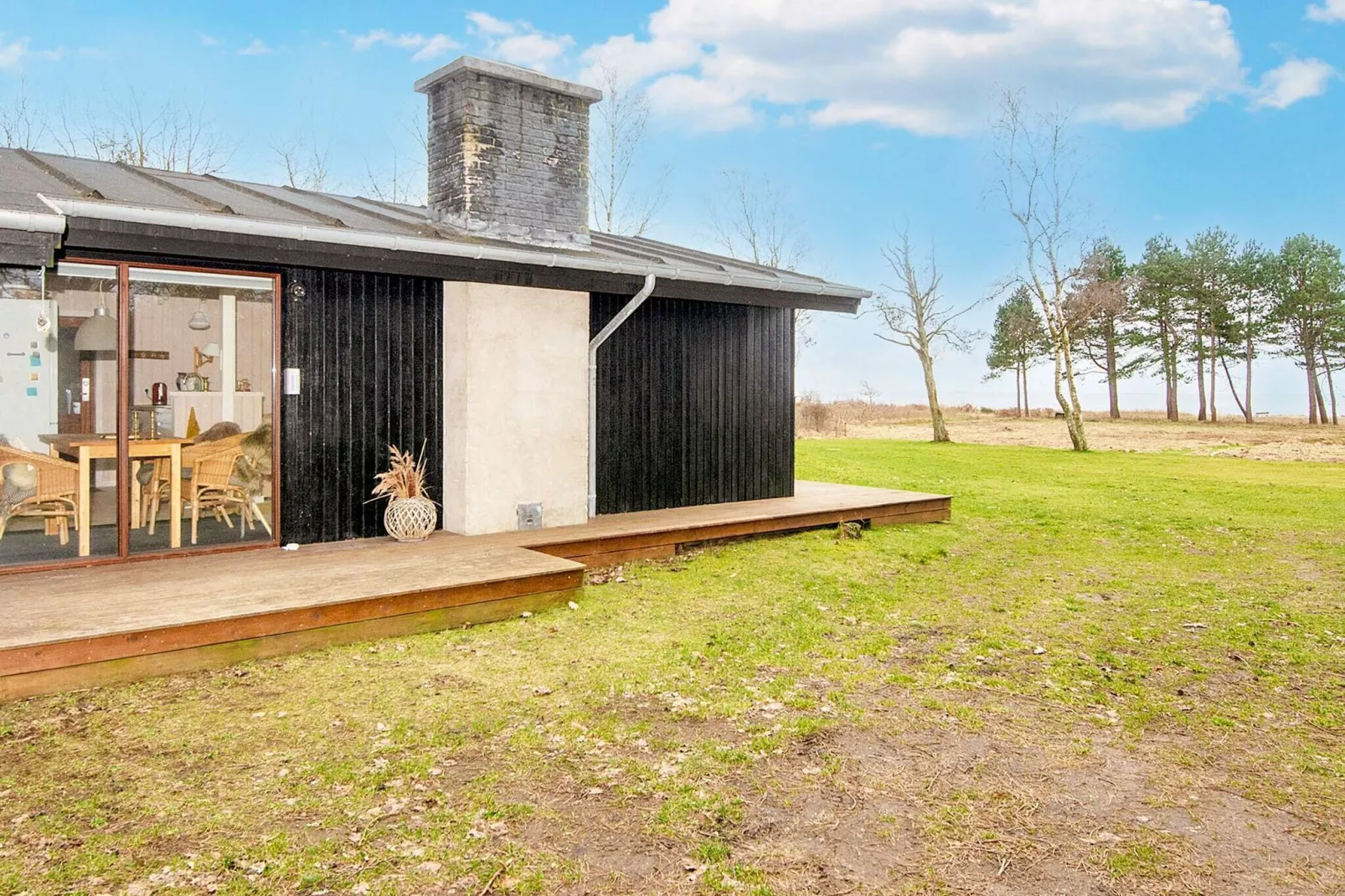4 person holiday home in Knebel-Water view