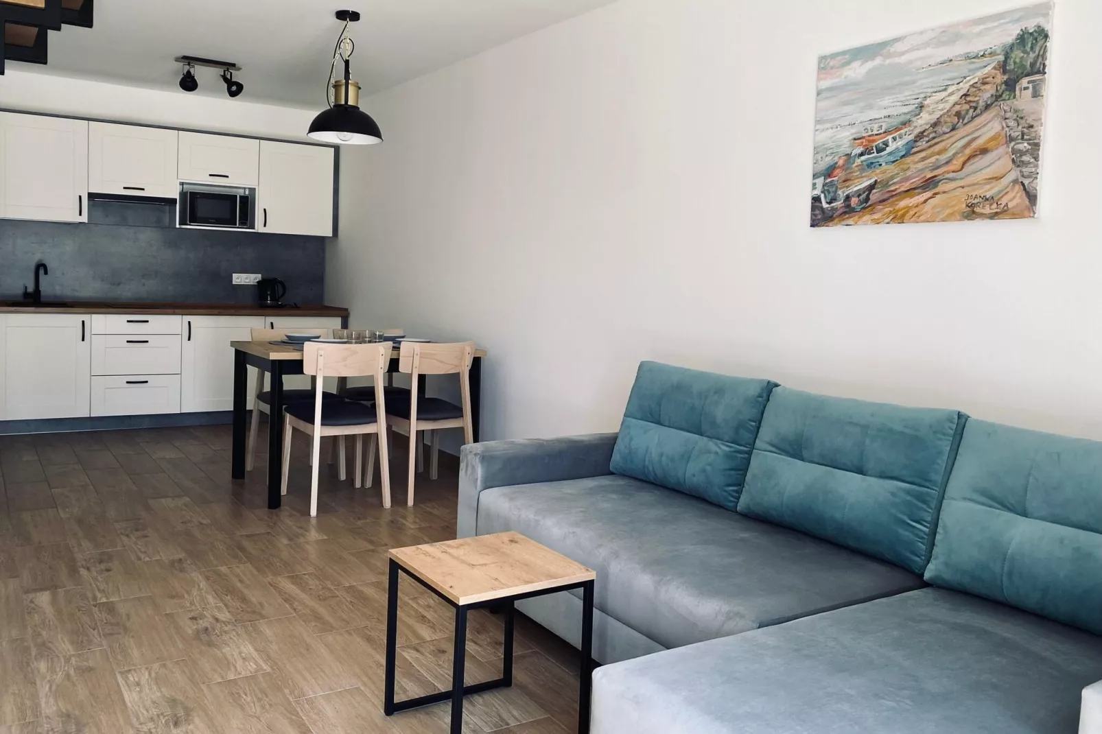 Piętrowe domy wakacyjne dla 4 osób Jarosławiec-Living room