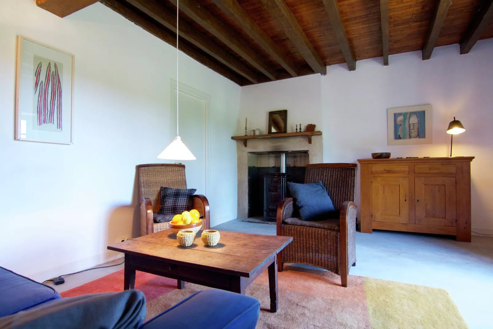 Gite La Forge de Bessous-Living room