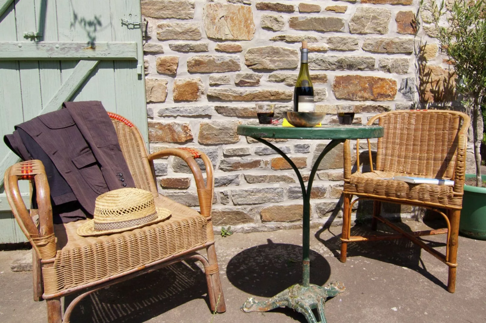 Gite La Forge de Bessous-Terrace balcony