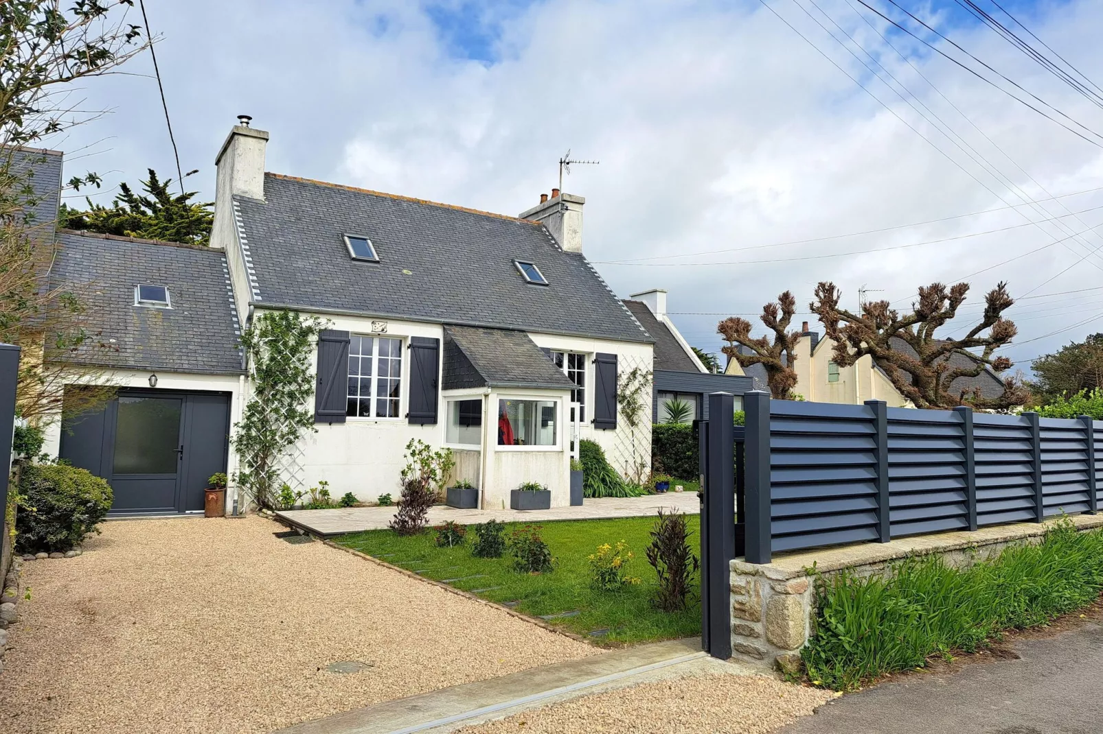 Ferienhaus in unmittelbarer Strandnähe Guisseny-Extérieur été