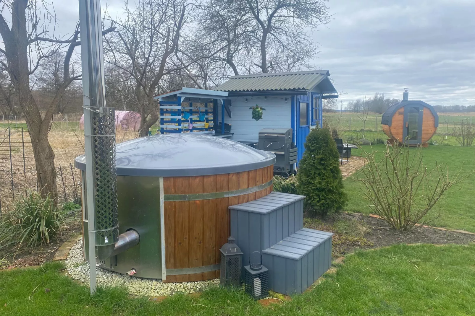 Dom wakacyjny w Stepniczce z sauną i jacuzzi-Bien-être