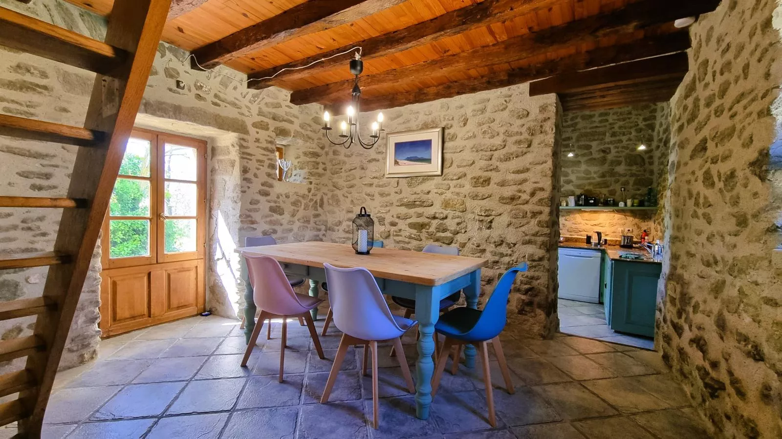 Le Pigeonnier de Villefloure-Dining room