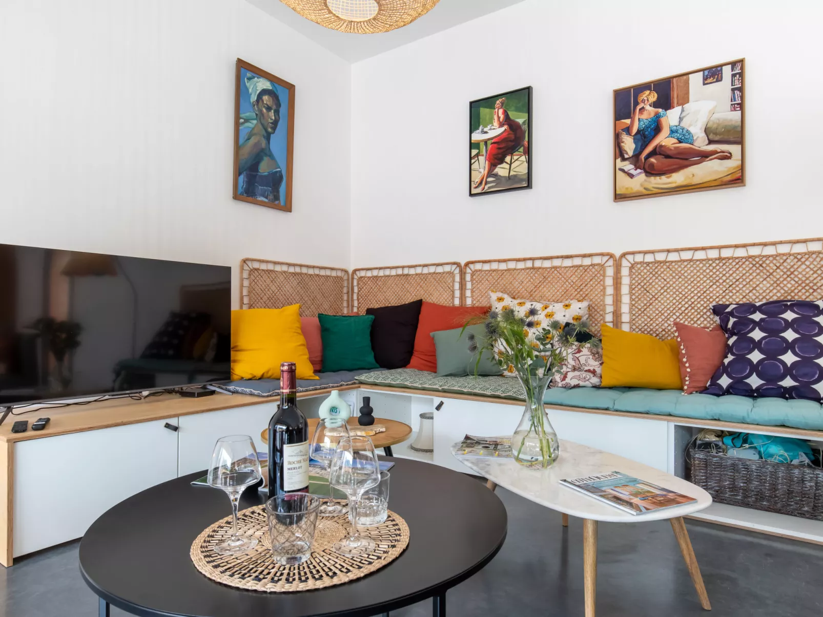 La Villa Agapanthes-Inside