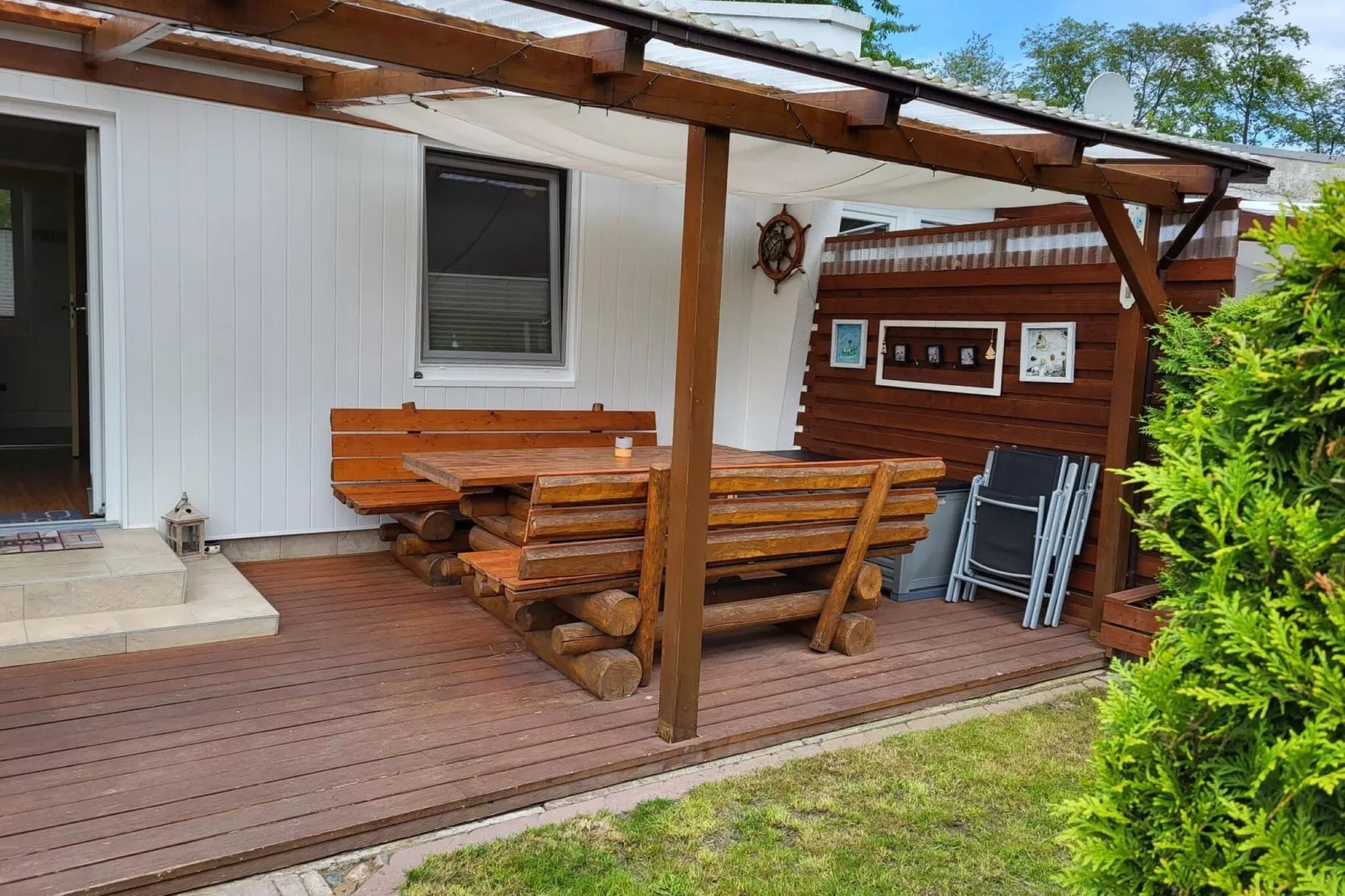 Bungalow Mönchgut auf Rügen-Terrace balcony