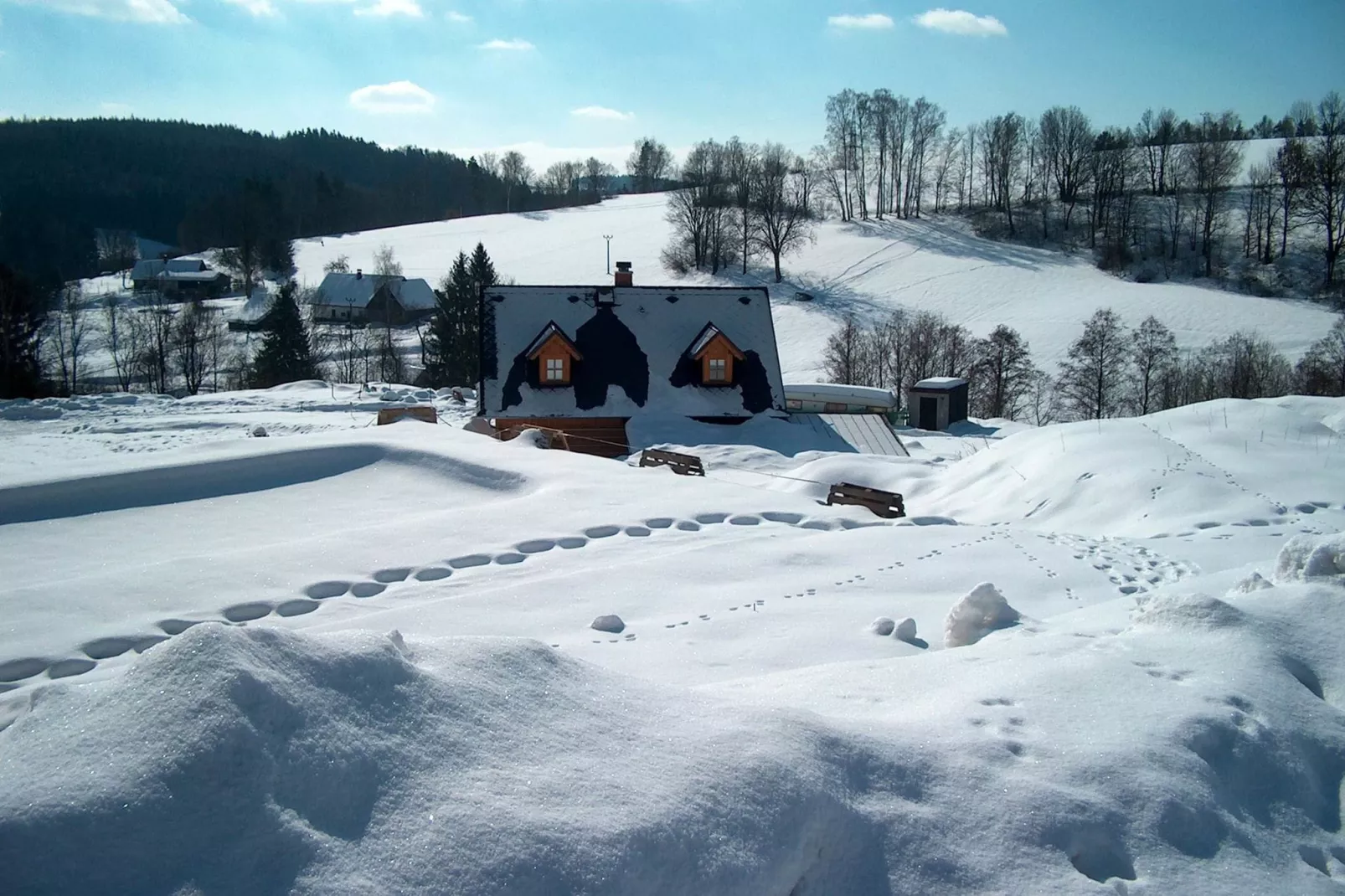 Villa Venova-Außenbereich Winter