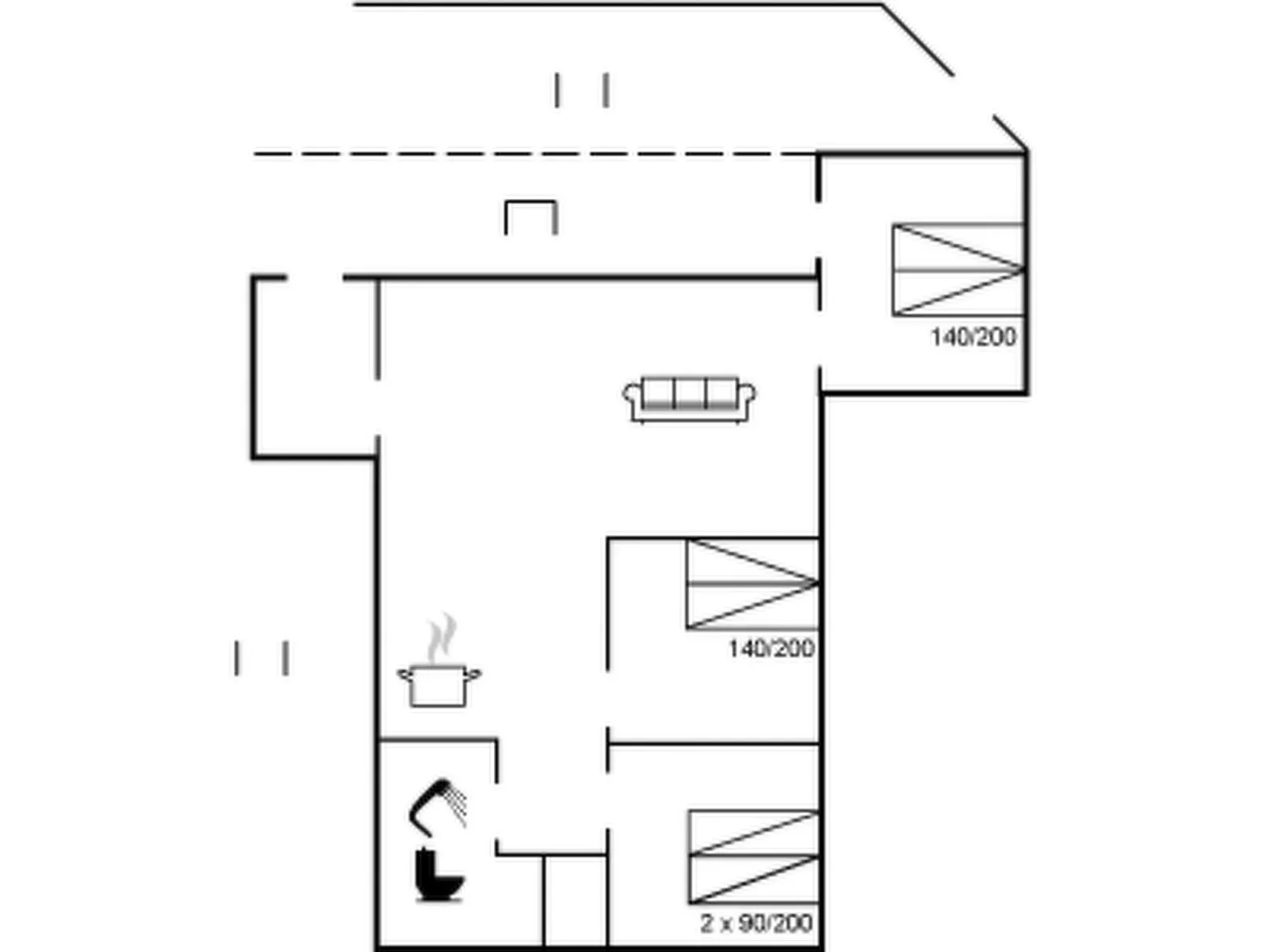 "Elske" - 1.1km from the sea-Inside