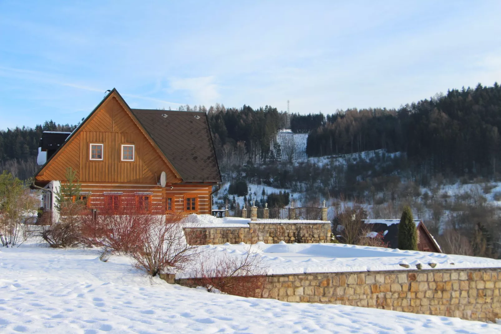 Villa Venova-Garten Winter
