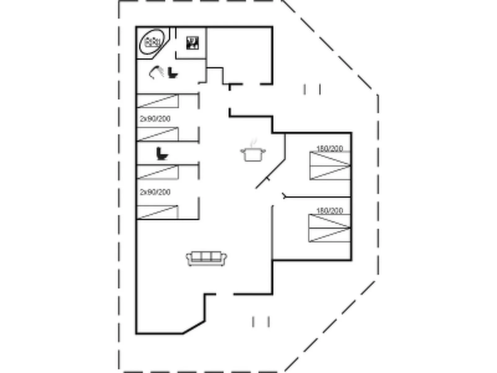 "Ronna" - 2.2km from the sea-Inside