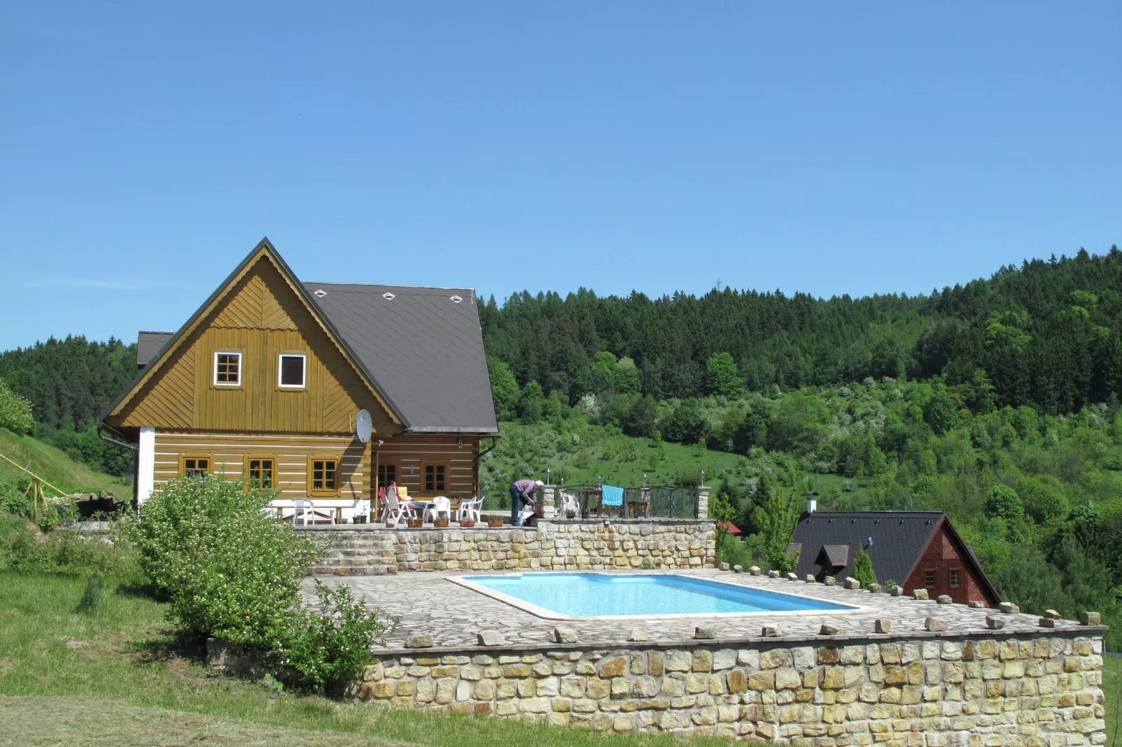 Villa Venova-Gärten Sommer