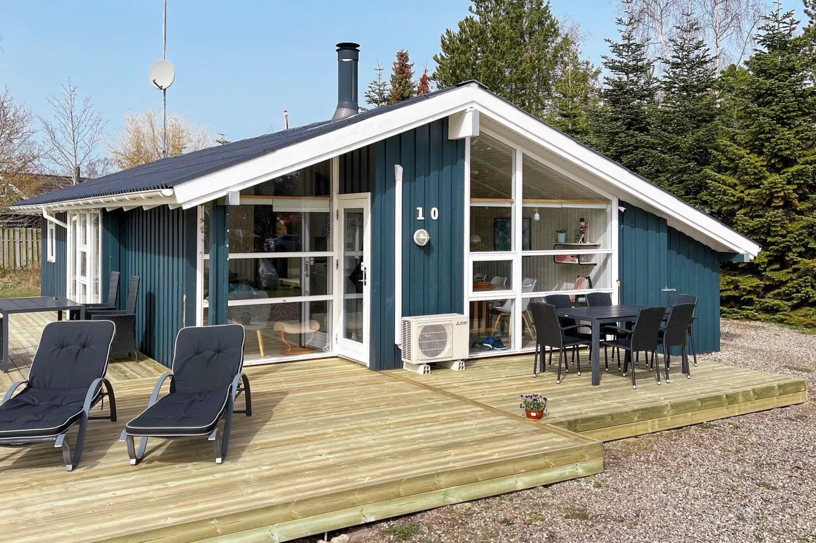 8 Personen Ferienhaus in Væggerløse-Im Freien