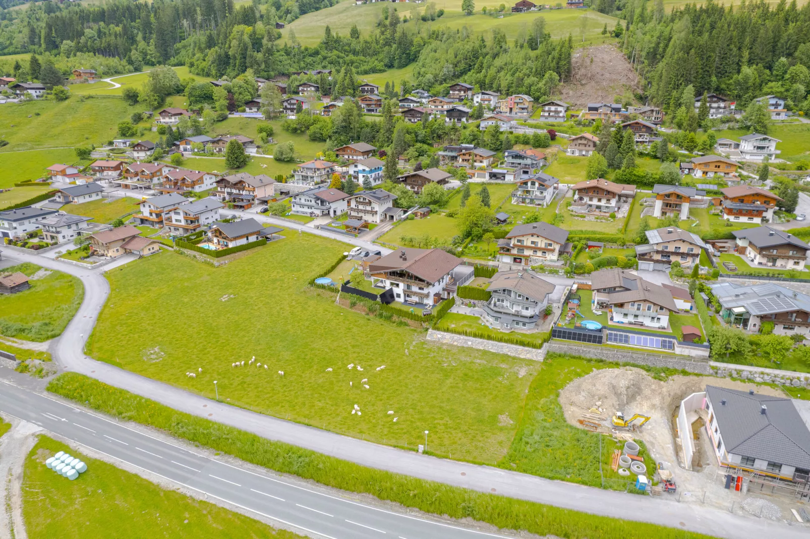 Haus Ferien-Außenbereich Sommer