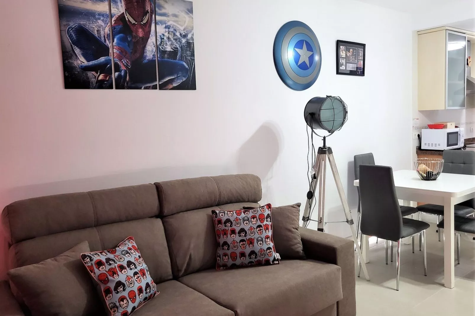 Ático Marvel con piscina privada-Salon