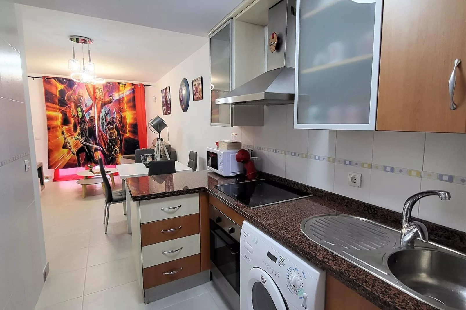 Ático Marvel con piscina privada-Cuisine
