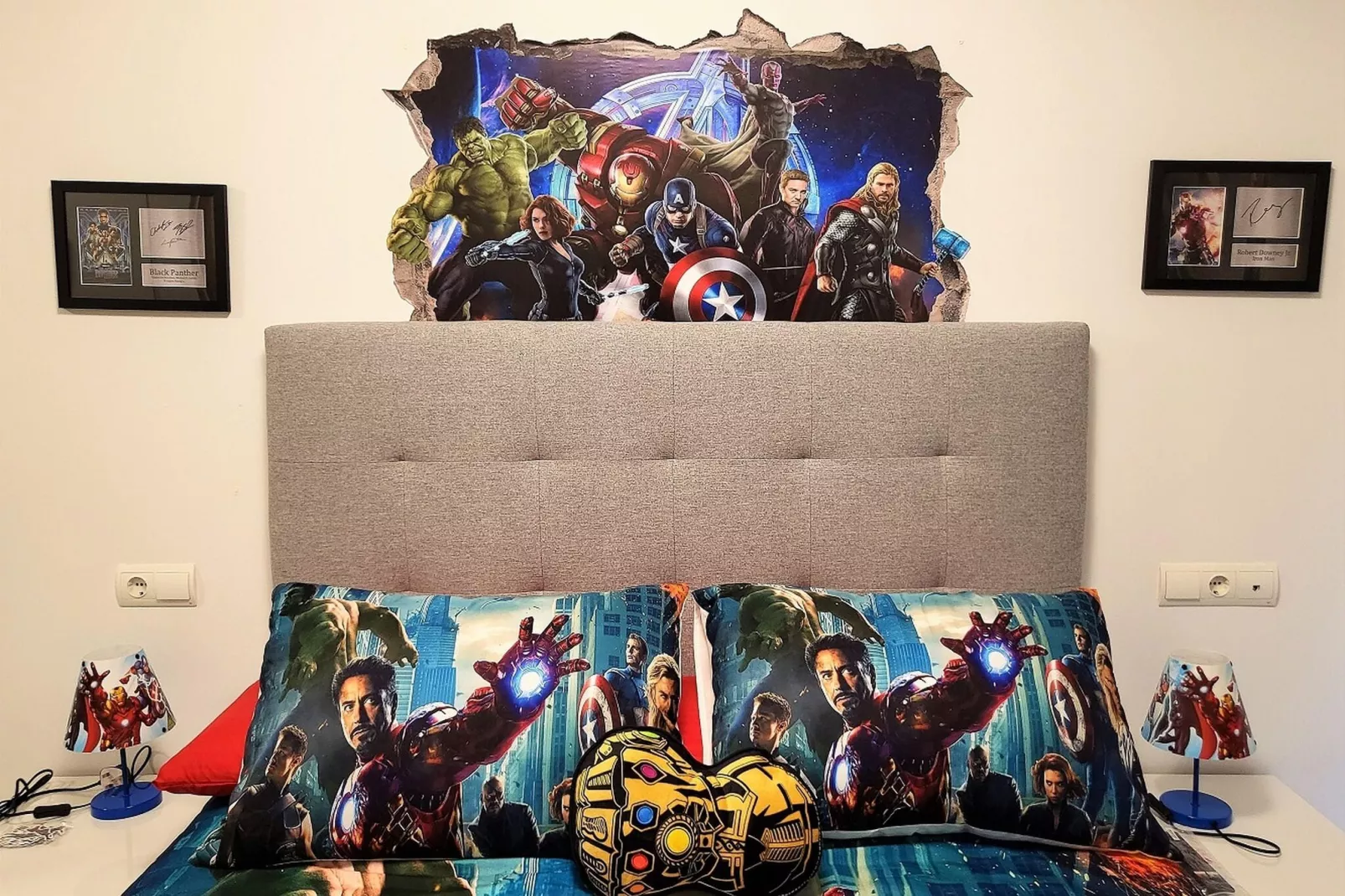Ático Marvel con piscina privada-Chambre