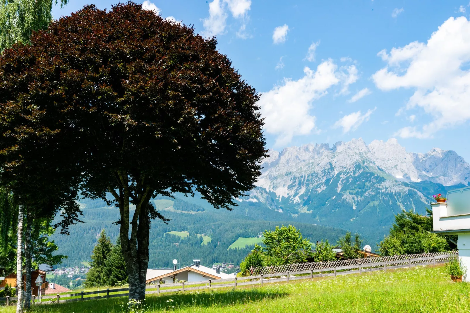 Apartment Berghof Ski-in & Ski-out-View summer