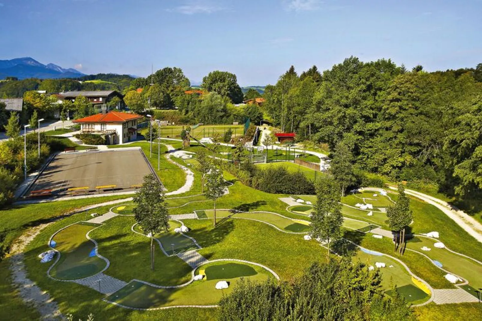 Holiday village Vorauf, Siegsdorf-Typ D, App. Inzell, 42 qm-Gardens summer