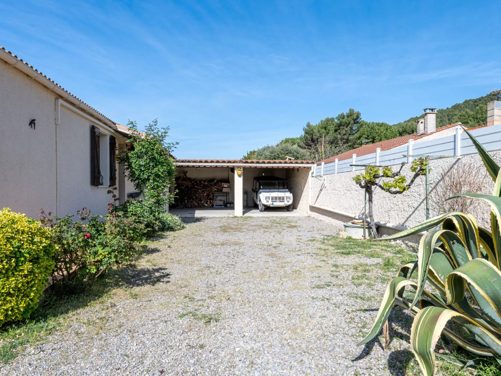 La maison du carignan-Draußen