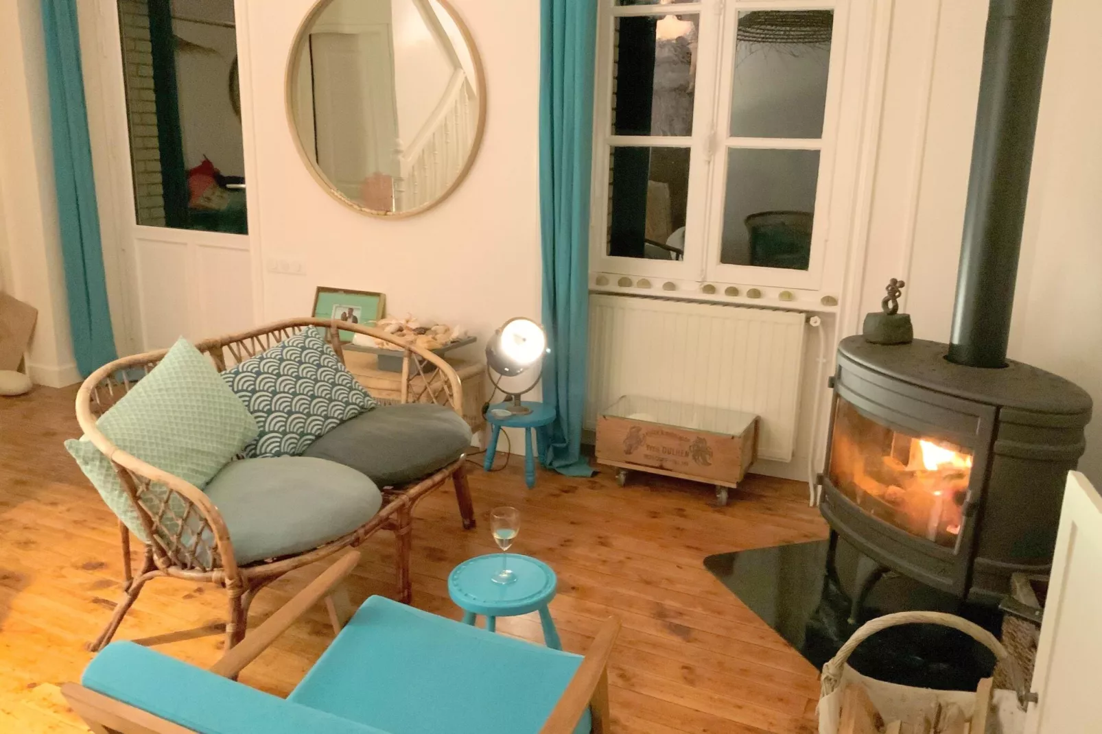 Holiday home in Plougasnou Baie de Morlaix-Living room