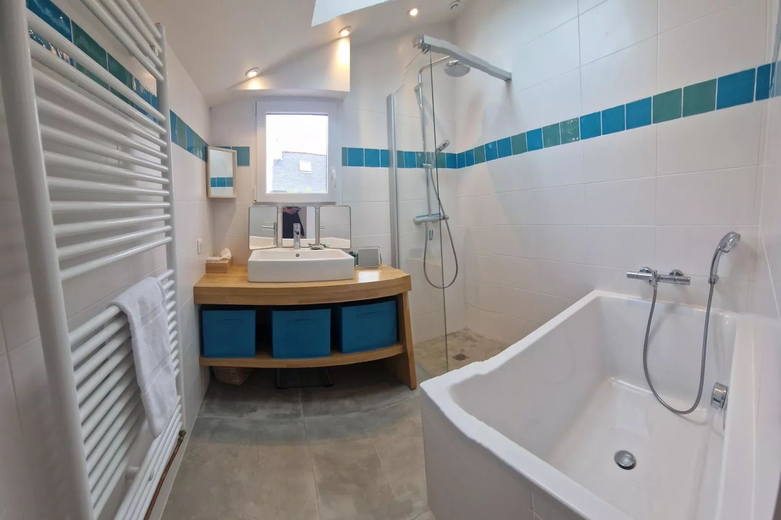 Holiday home in Plougasnou Baie de Morlaix-Bathroom