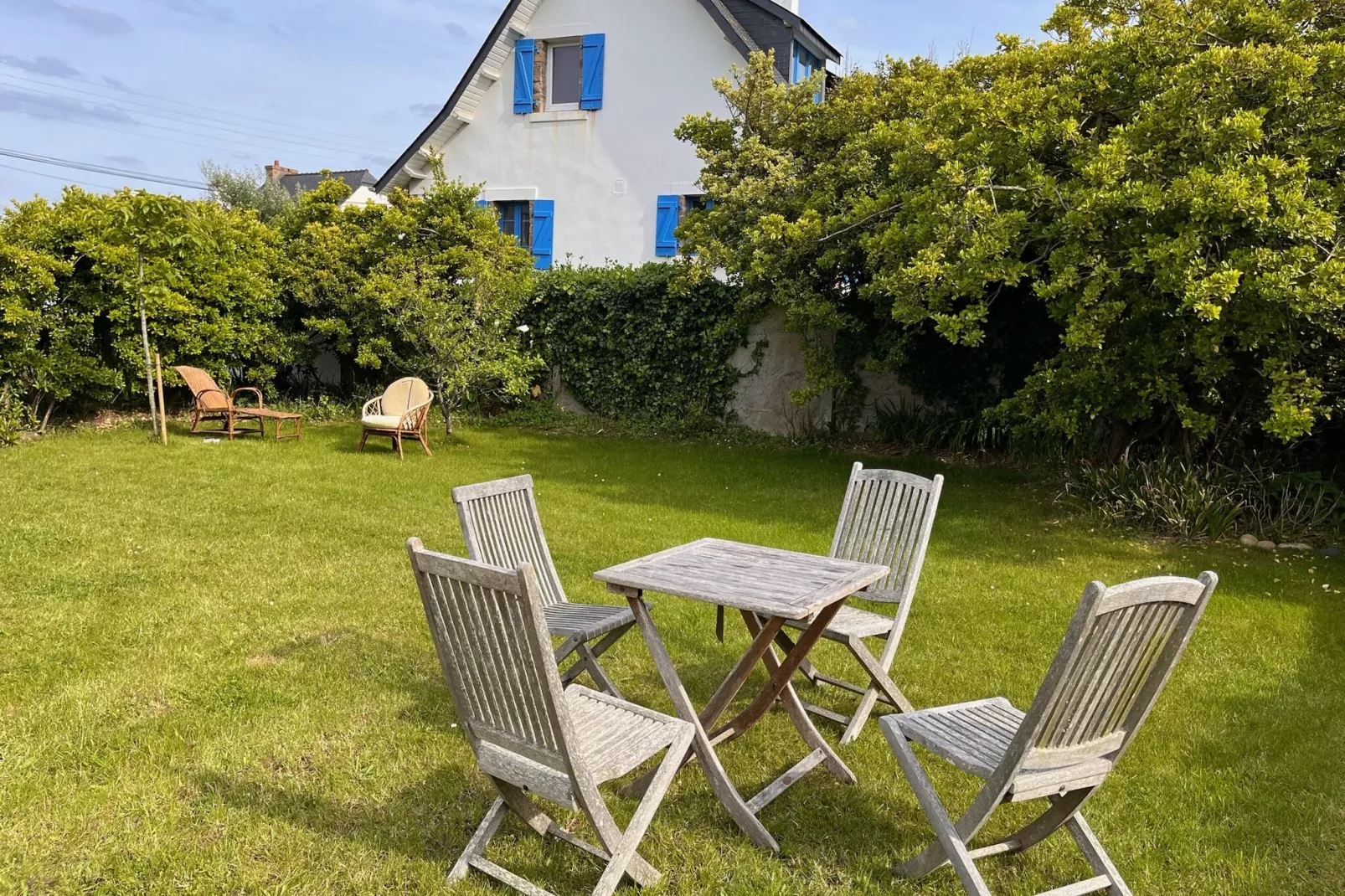Holiday home in Plougasnou Baie de Morlaix-Gardens summer