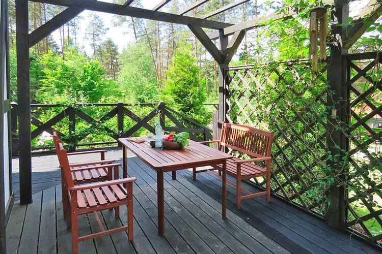 Holiday home in Golubie-Terrace balcony