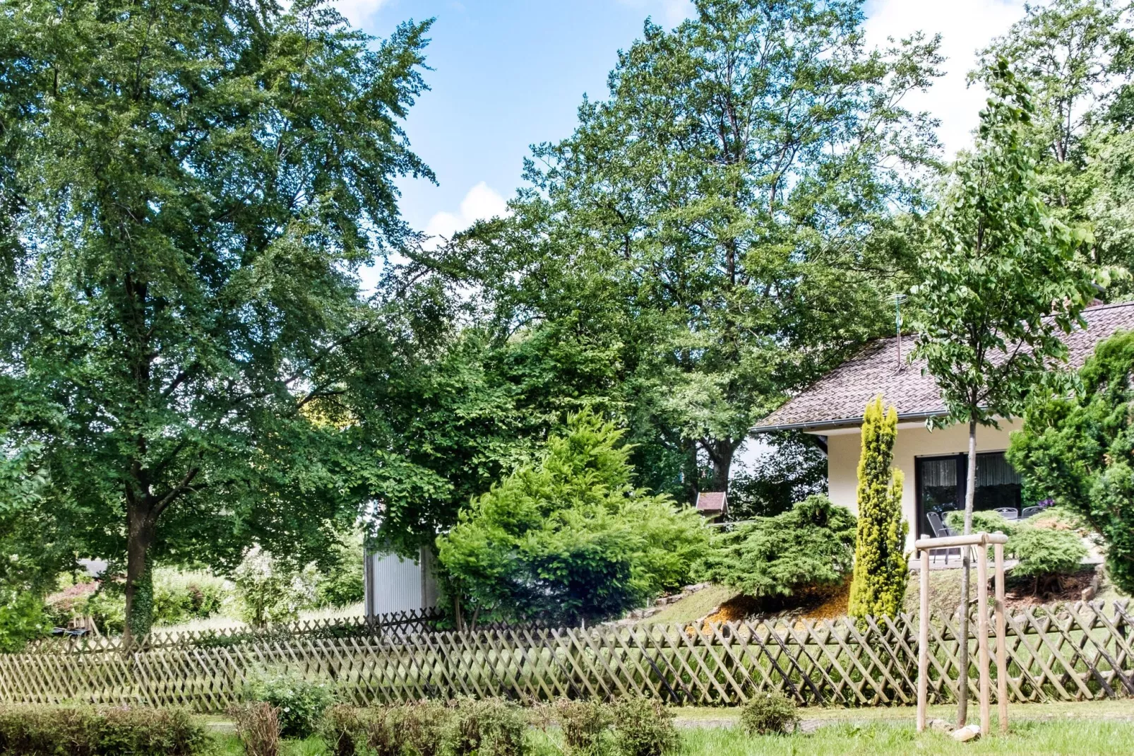 Eifel-Ferienhaus Rita Romag-Außenbereich Sommer