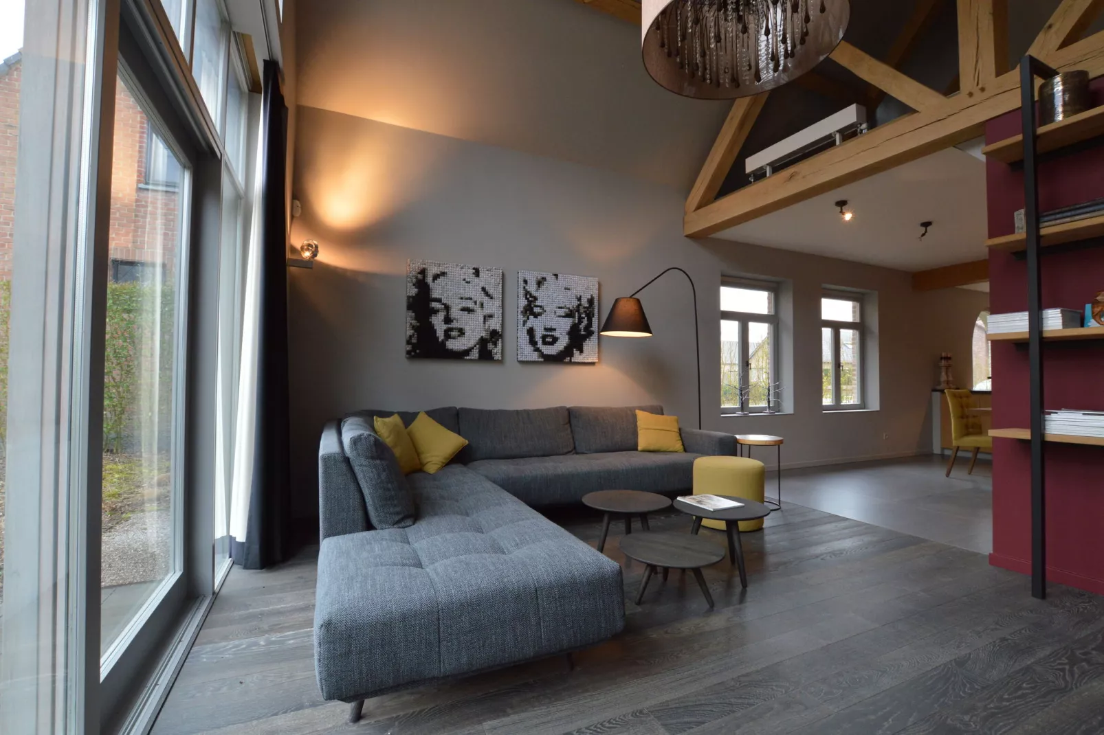 Maison à Aalter avec grand jardin dans un environnement boisé-Salon