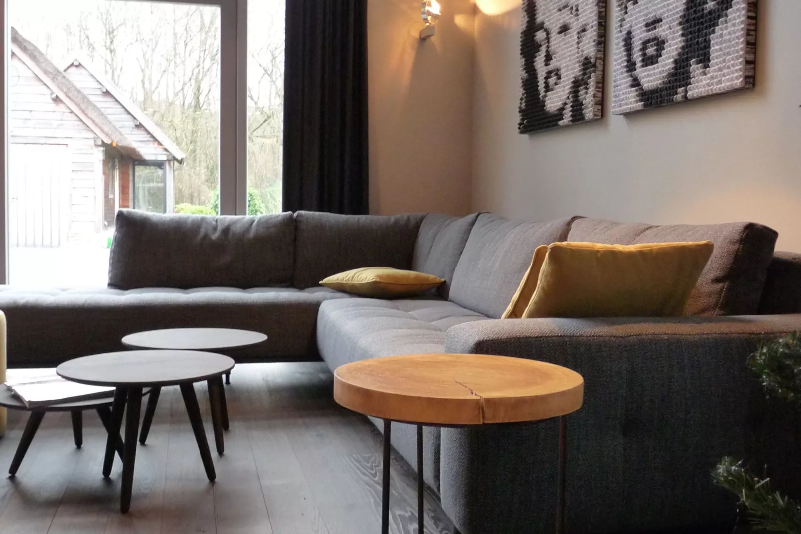 Maison à Aalter avec grand jardin dans un environnement boisé-Salon
