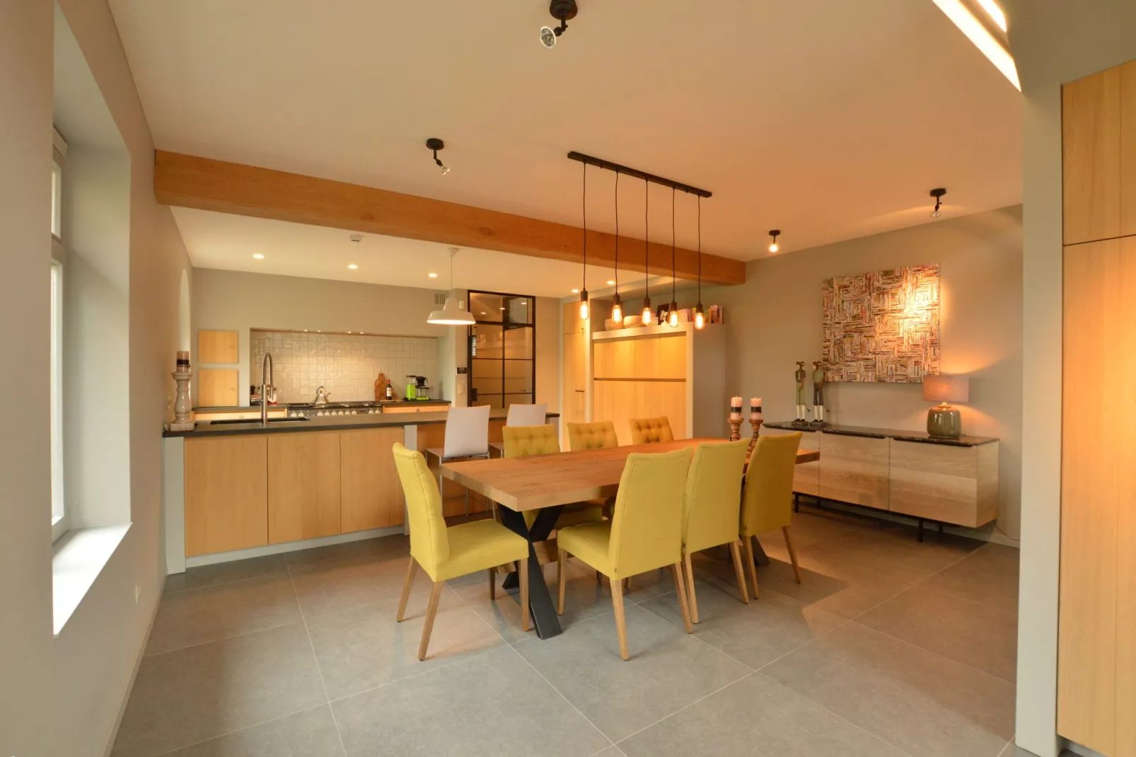 Maison à Aalter avec grand jardin dans un environnement boisé-Salle à manger