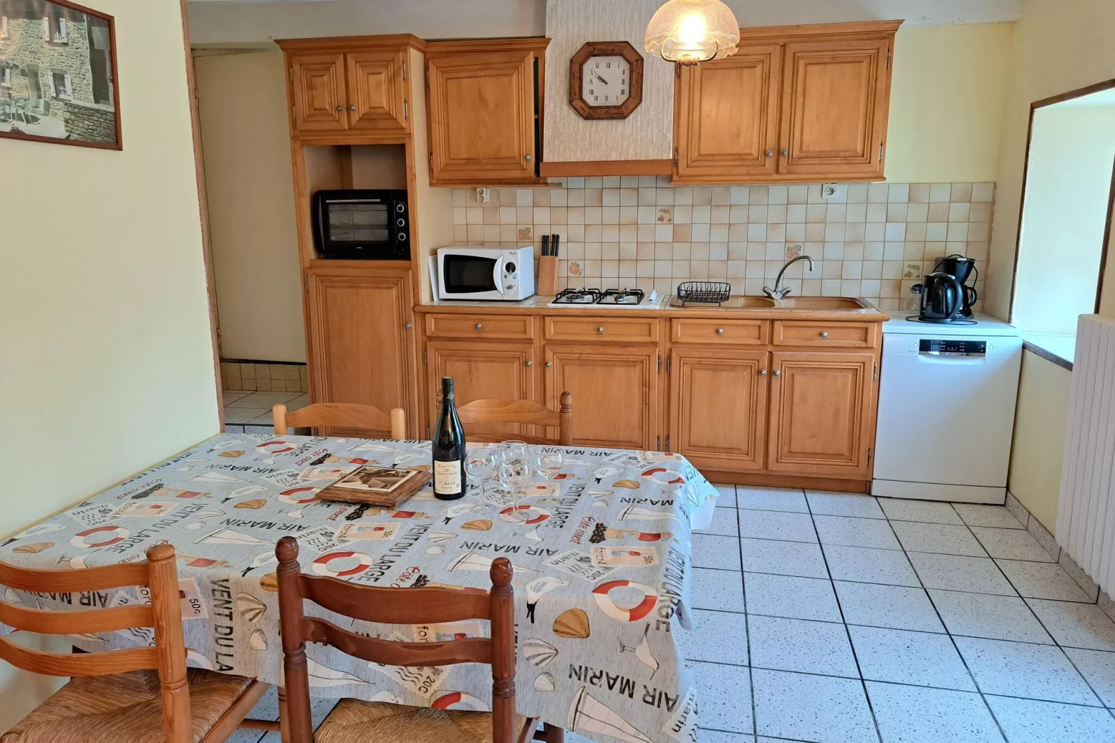 Doppelhaushälfte mit Meerblick Porspoder-Kitchen