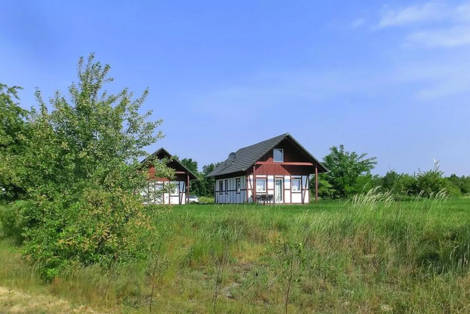Bungalow am Partwitzer See-View in summer