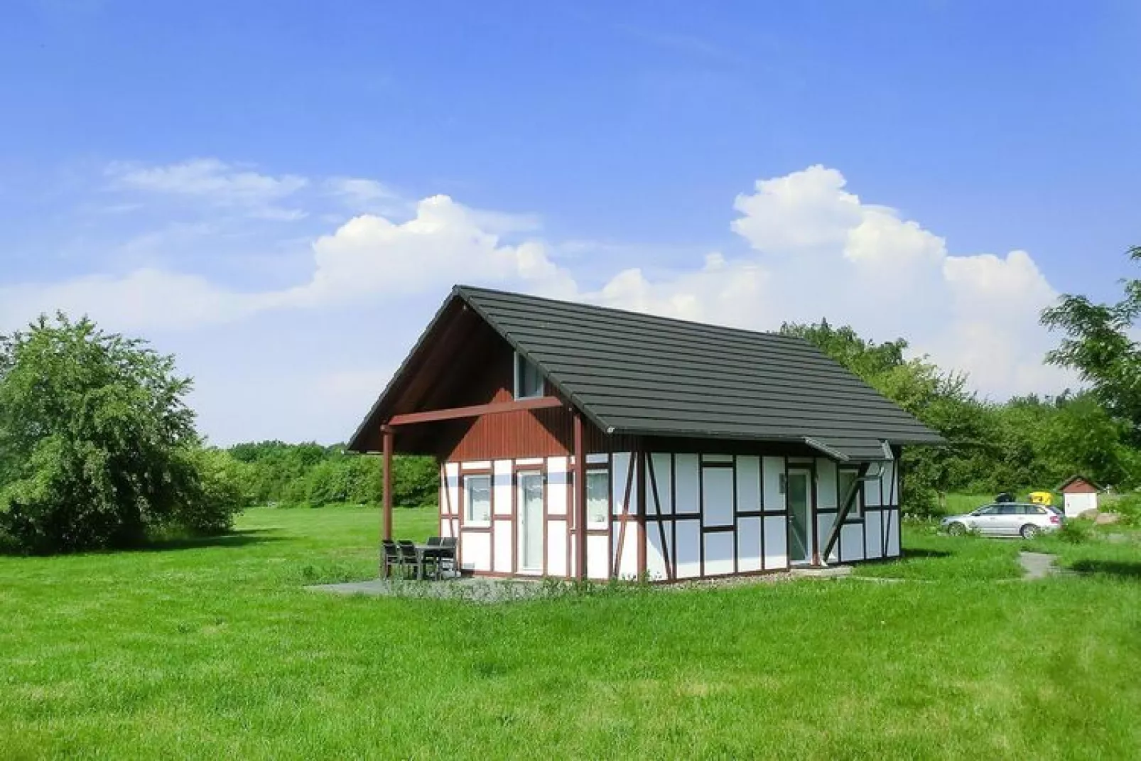 Bungalow am Partwitzer See-Exterior in summer
