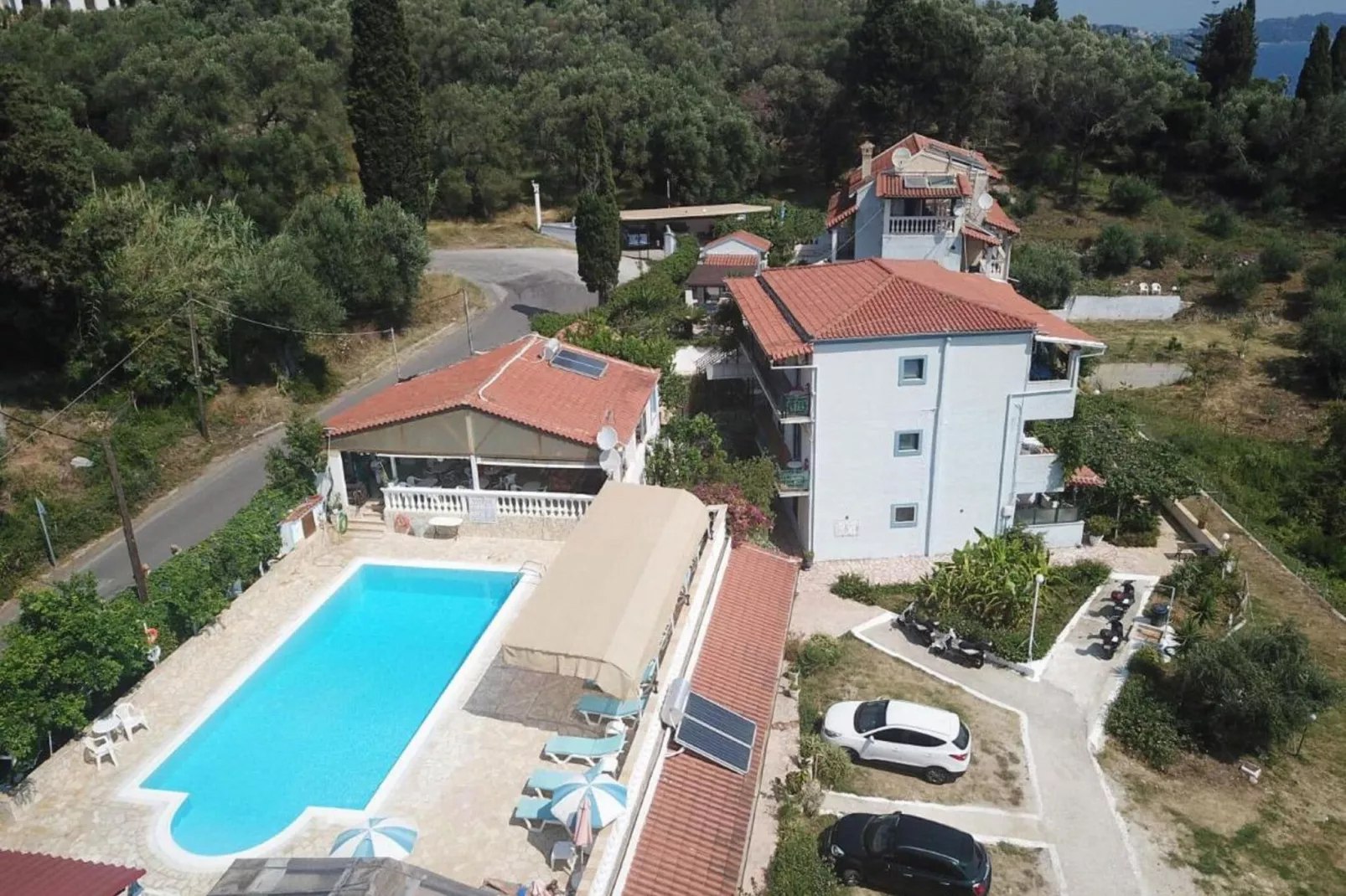 Andromaches Apartments Superior Double Studio-Exterior in summer