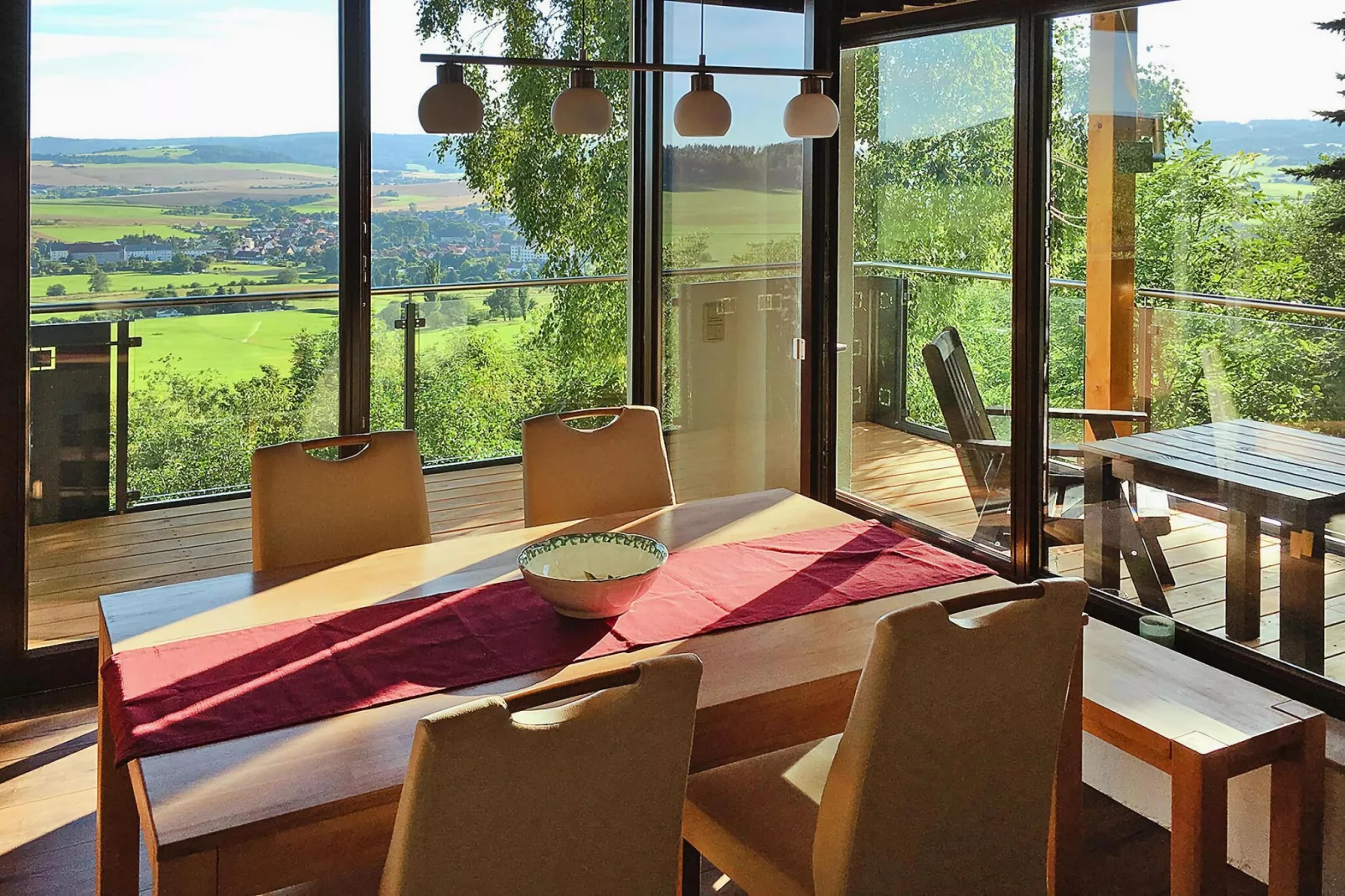 Ferienhaus in Kaltennordheim-70qm 5 Pers-Salle à manger