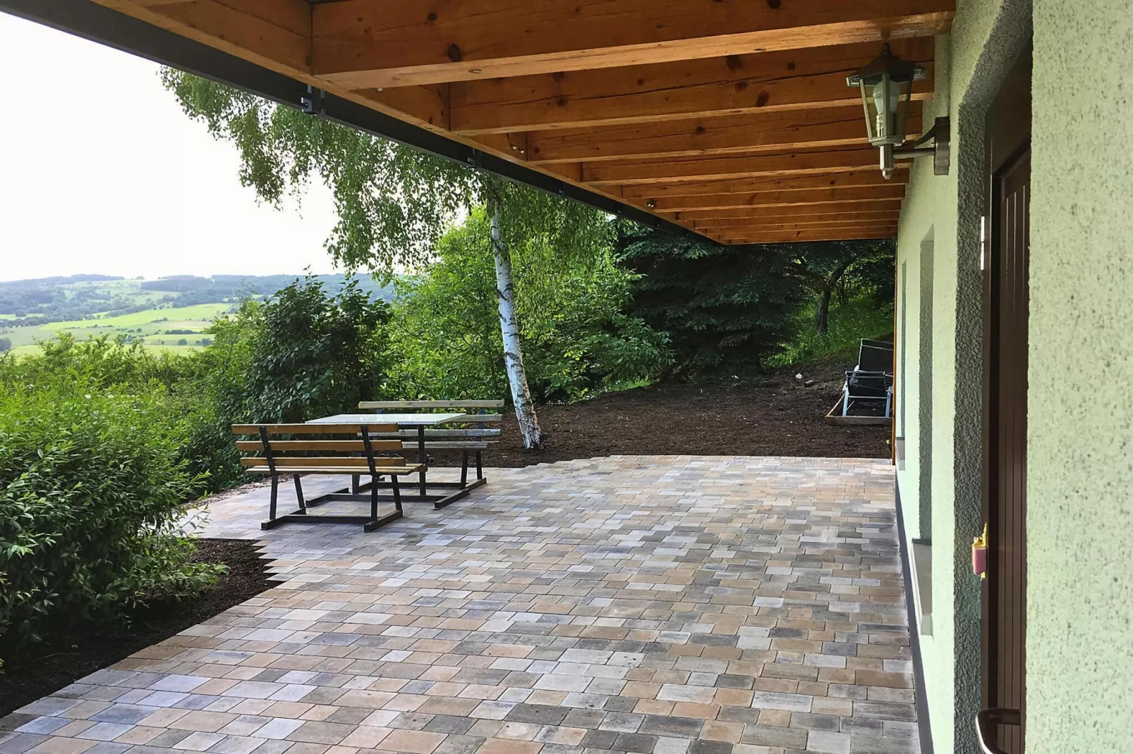 Ferienhaus in Kaltennordheim-70qm 5 Pers-Balcon-terrasse