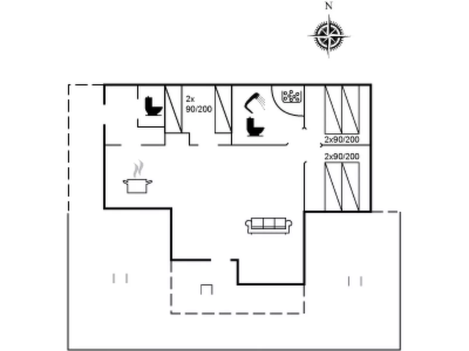 "Mirkka" - 1.5km from the sea-Inside
