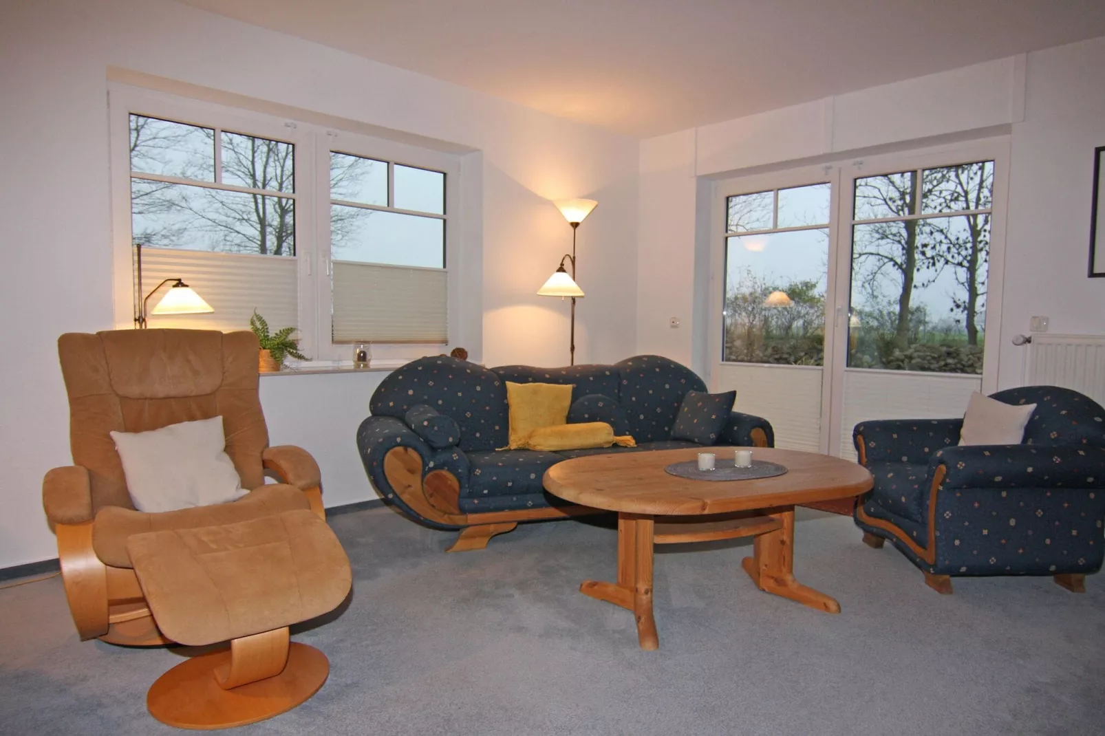 Schlagsdorf 40 Weiter Feldblick ganzes Haus-Living room
