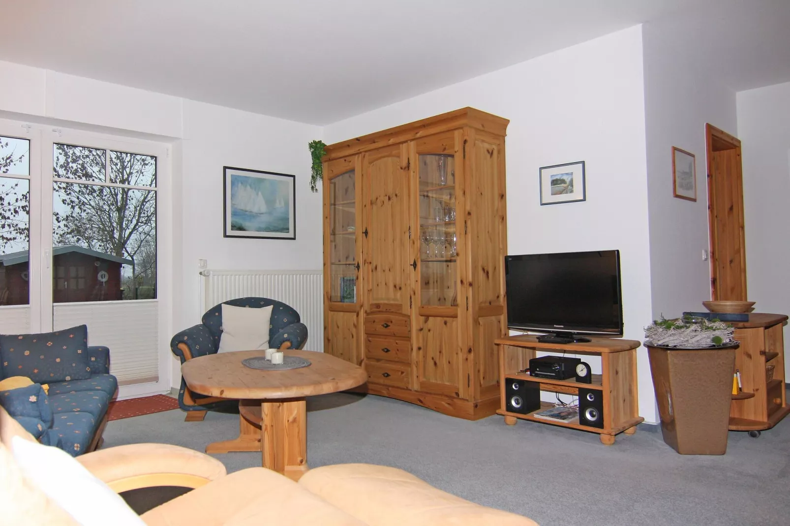 Schlagsdorf 40 Weiter Feldblick ganzes Haus-Living room