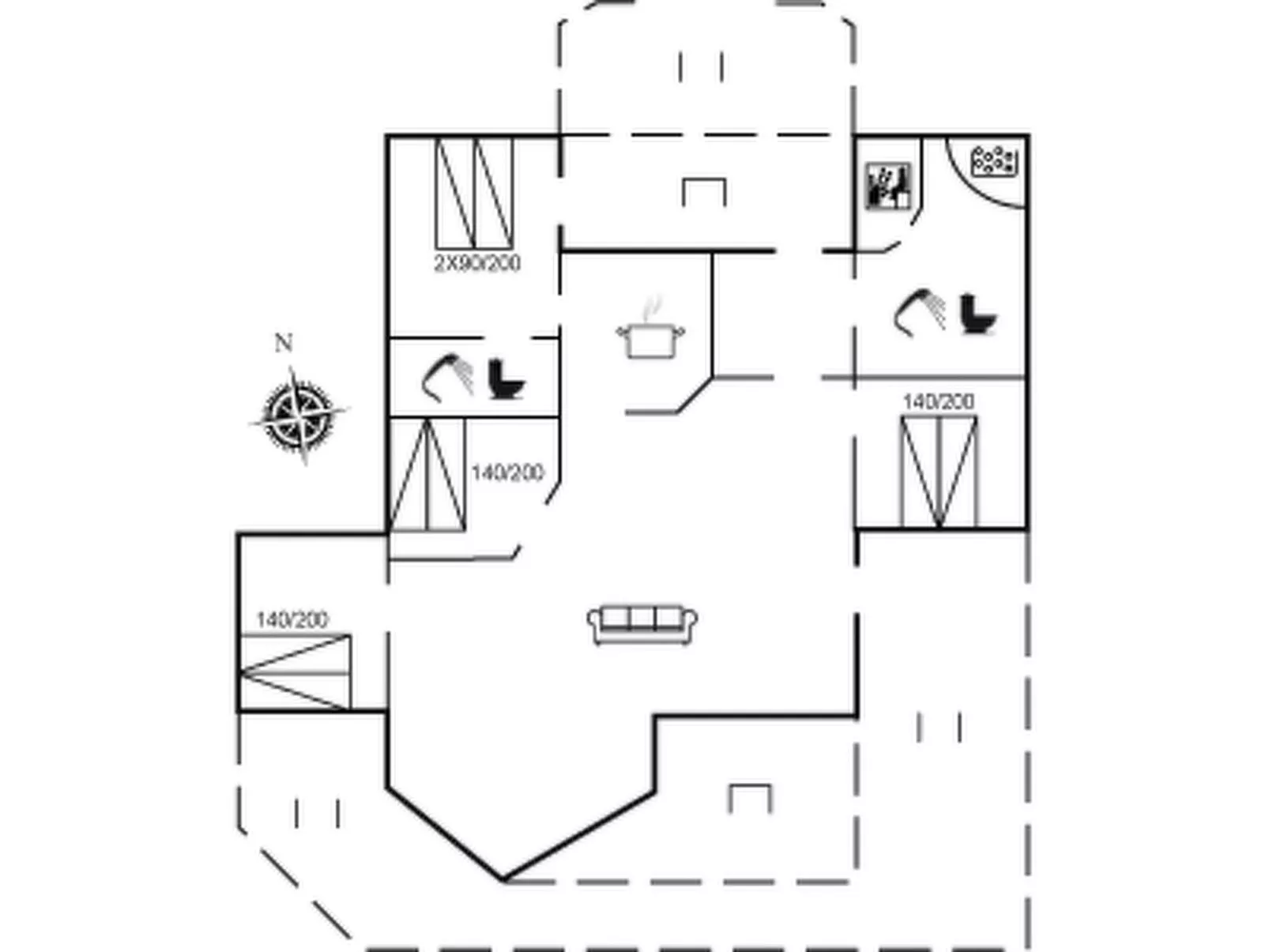 "Bovi" - 300m from the sea-Inside