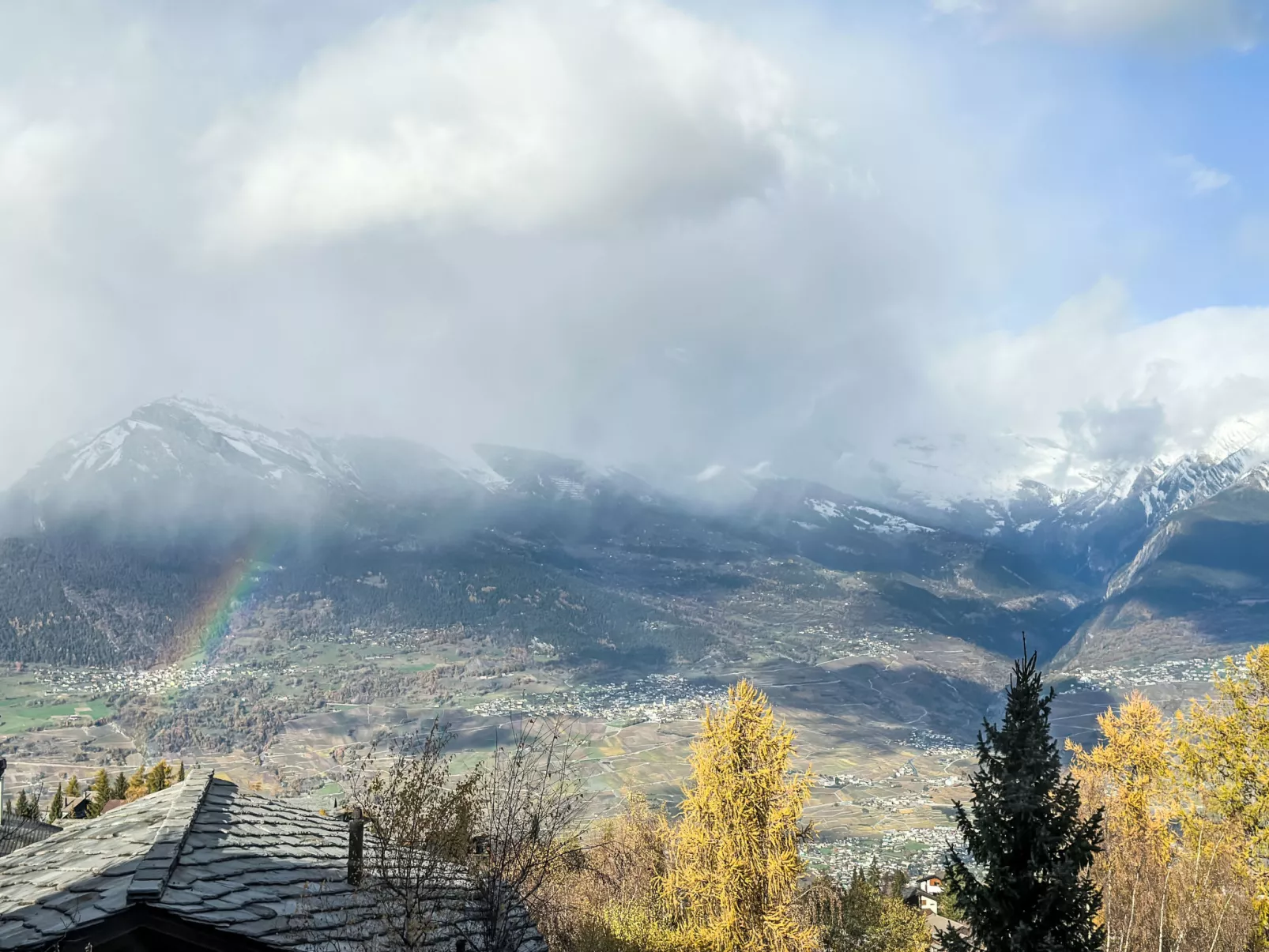 Swiss Alps view Aiglon H2-Outside