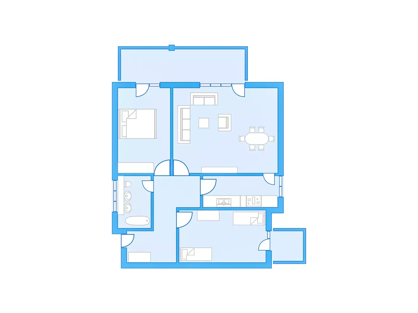 Allod Park Haus C 605 - Inside