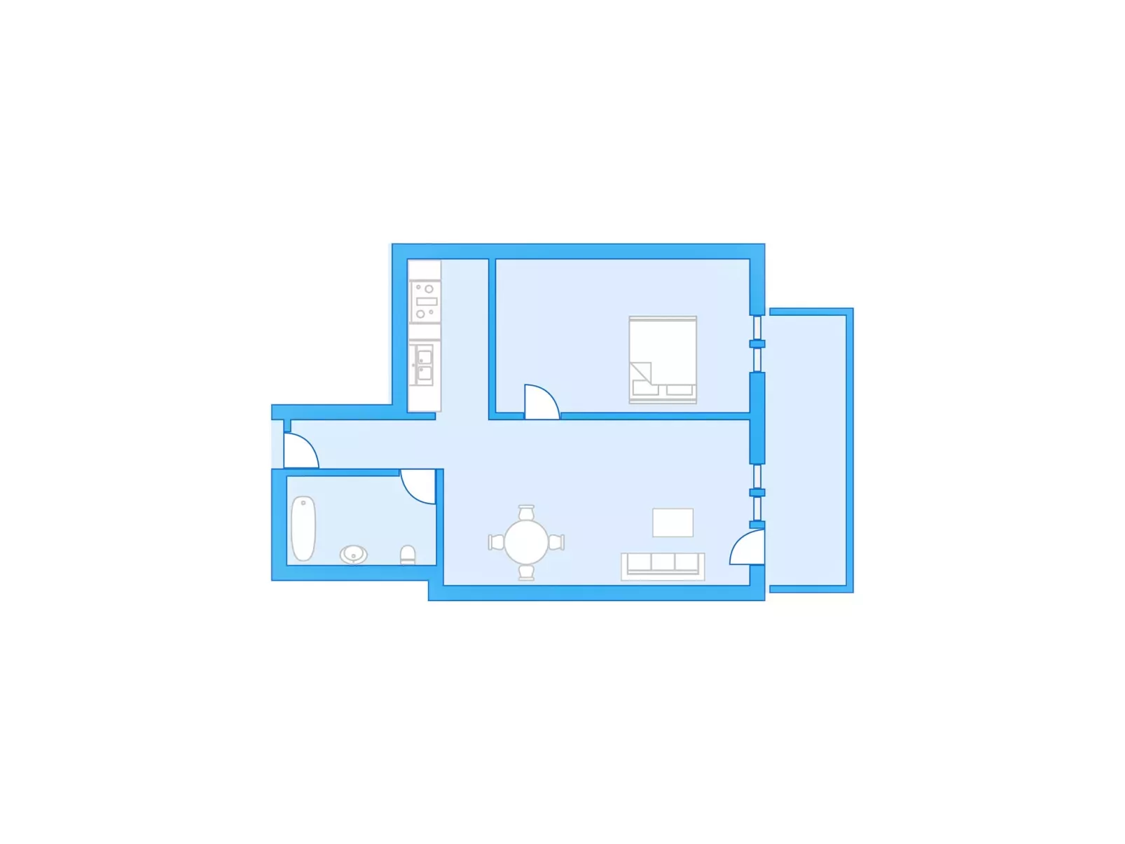 Allod Park Haus A E02 - Inside