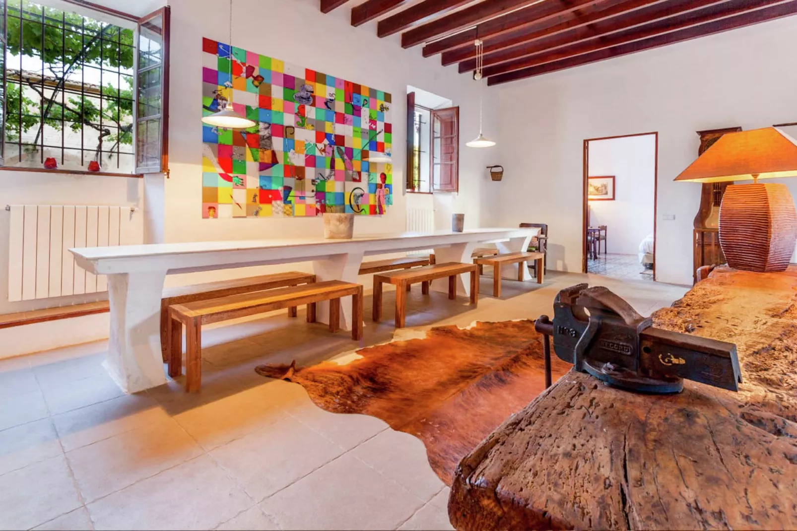 Possesió Sa Barrala-Dining room