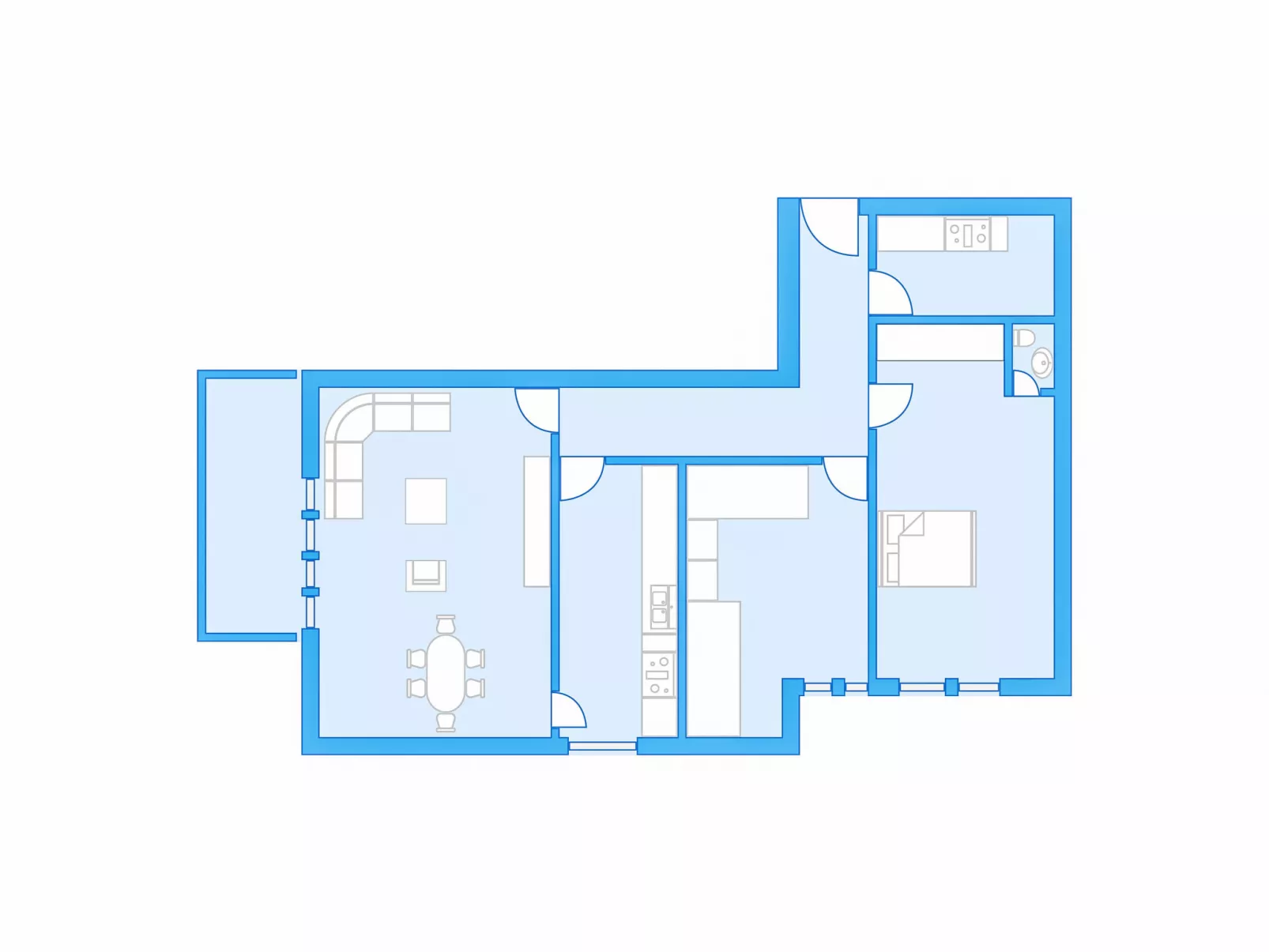 Allod Park Haus C 301 - Inside