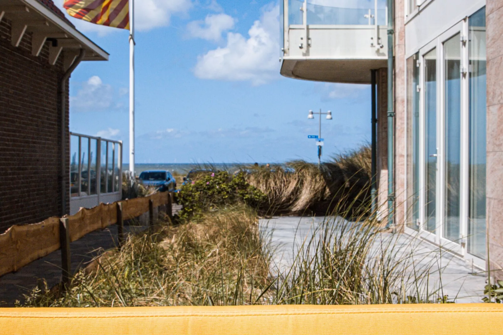 De ZeeParel Sea Fish-Terrassenbalkon